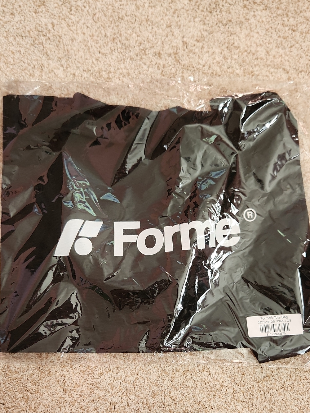 Forme Black Tote Bag